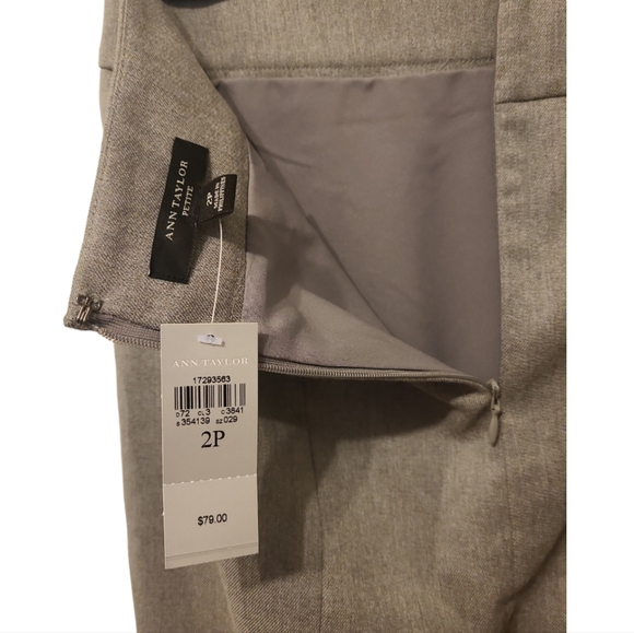 NWT Ann Taylor 2P Gray Skirt - Picture 4 of 4